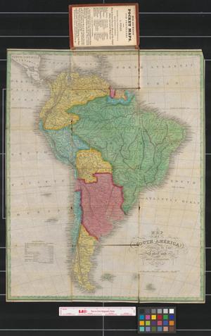 Primary view of Map of South America according to the latest and best authorities.