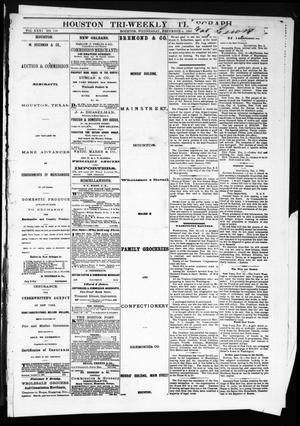 Primary view of Houston Tri-Weekly Telegraph (Houston, Tex.), Vol. 31, No. 118, Ed. 1 Wednesday, December 6, 1865