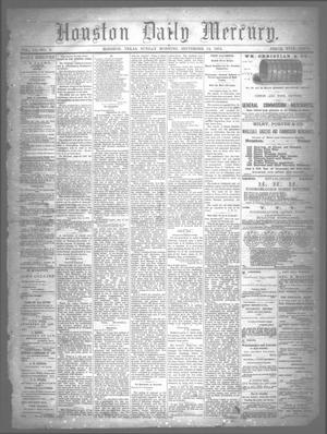 Primary view of Houston Daily Mercury (Houston, Tex.), Vol. 6, No. 8, Ed. 1 Sunday, September 14, 1873