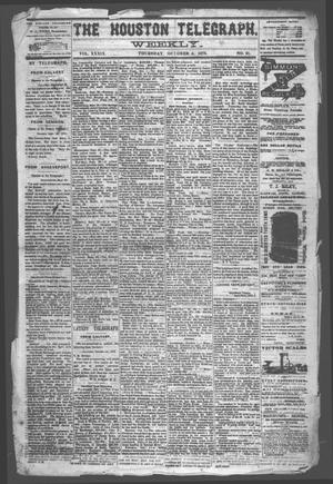 Primary view of The Houston Telegraph (Houston, Tex.), Vol. 39, No. 21, Ed. 1 Thursday, October 2, 1873