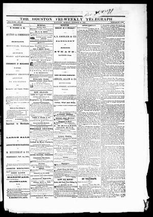 Primary view of The Houston Tri-Weekly Telegraph (Houston, Tex.), Vol. 31, No. 102, Ed. 1 Monday, October 30, 1865