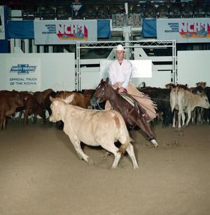Primary view of Cutting Horse Competition: Image 1991_D-67_02