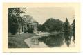 Photograph: [Photograph of a Building with Columns by a Lake]