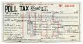 Legal Document: [Poll tax receipt for John J. Herrera, County of Harris - 1955]