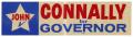 Image: [Bumper sticker for John Connally for Governor]