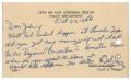 Postcard: [Postcard from Robert B. Cruz to John J. Herrera - 1950-10-23]
