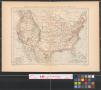 Map: Carta generale politica degli stati uniti d'America.