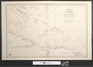 Primary view of Carta esferica que comprehende los desemboques al norte de la Isla de Sto. Domingo y la parte oriental del canal viejo de Bahama.