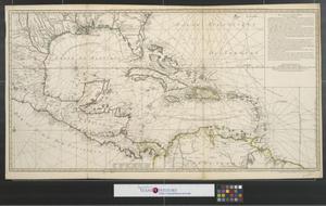 Primary view of Carte d'une partie de l'Amerique pour la navigation des isles et du Golfe du Mexique avec l'interieur des terres : depuis la Bermude jusqu'a Cayenne partie meridionale ...