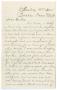 Letter: [Letter from Paul Osterhout to Gertrude Osterhout, September 28, 1884]