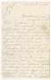 Letter: [Letter from John Jeremiah Osterhout to John Patterson Osterhout, Aug…