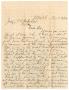Letter: [Letter from Ellen Lawson Dabbs to John Patterson Osterhout, March 6,…