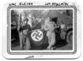 Photograph: Two soldiers by jeep 1944