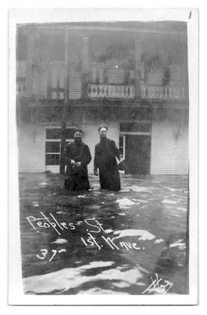[Photograph of Flooded Peoples Street]