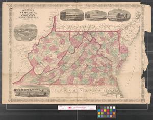 Primary view of Johnson's Virginia, Delaware, Maryland & West Virginia.