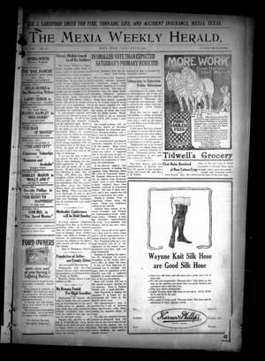 The Mexia Weekly Herald (Mexia, Tex.), Vol. 22, No. 31, Ed. 1 Friday, July 30, 1920