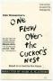 Poster: [Flyer: One Flew Over the Cuckoo's Nest]