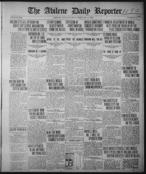 Primary view of The Abilene Daily Reporter (Abilene, Tex.), Vol. 22, No. 61, Ed. 1 Sunday, February 16, 1919