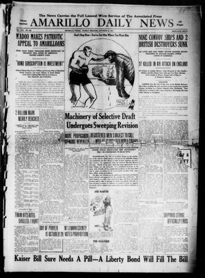 Primary view of Amarillo Daily News (Amarillo, Tex.), Vol. 8, No. 302, Ed. 1 Sunday, October 21, 1917