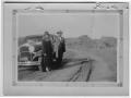 Photograph: [Sallie and Joe Griffin by an Automobile]