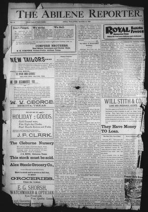Primary view of The Abilene Reporter. (Abilene, Tex.), Vol. 17, No. 52, Ed. 1 Friday, December 30, 1898