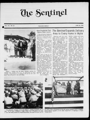 Primary view of The Sentinel (Sachse, Tex.), Vol. 13, No. 25, Ed. 1 Wednesday, June 22, 1988