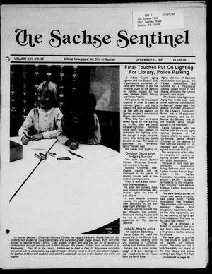 The Sachse Sentinel (Sachse, Tex.), Vol. 16, No. 50, Ed. 1 Wednesday, December 11, 1991