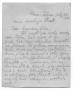 Letter: [Letter from Tom's Grandmother to Carolyn Street, July 28,1904]