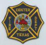 Physical Object: [Center, Texas Fire Department Patch]