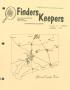 Journal/Magazine/Newsletter: Finders Keepers, Volume 3, Number 4, November 1986