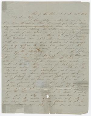 [Letter from Joseph A. Carroll to Celia Carroll, November 30, 1863]