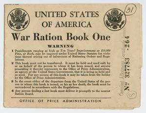 [War Ration Book One: James Steeley]