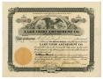 Legal Document: [Lake Como Amusement Co. Stock Certificate]