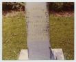 Photograph: [Grave Markers of Thomas J. Peirson, Sr.]