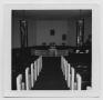 Photograph: [Interior of Mt. Pleasant Church]