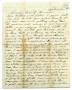 Letter: [Letter to from J.W. Parks to Milton Parks, September 1 1860]