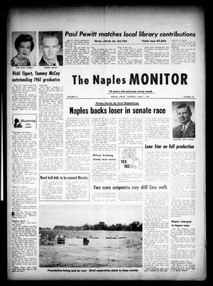 Primary view of The Naples Monitor (Naples, Tex.), Vol. 75, No. 45, Ed. 1 Thursday, June 1, 1961