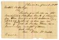 Letter: [Letter from Mrs. Ella W. Mills to Milton Parks, June 2 1888]