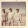 Photograph: [Three students in sweatshirts]