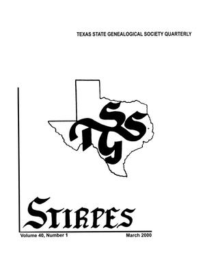 Stirpes, Volume 40, Number 1, March 2000