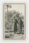 Primary view of [Annie Sharpe and Elizabeth Brown Standing in a Yard]