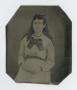 Photograph: [Tintype of a Woman Sitting for a Portrait]