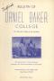 Book: Catalogue of Daniel Baker College, 1951-1952