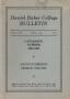 Book: Catalogue of Daniel Baker College, 1933-1934