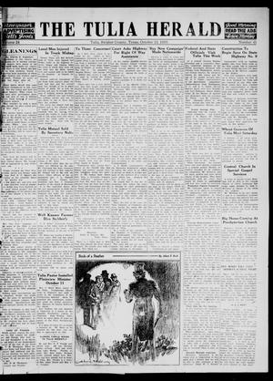 Primary view of The Tulia Herald (Tulia, Tex), Vol. 24, No. 41, Ed. 1, Thursday, October 12, 1933