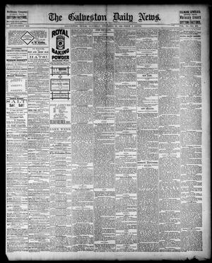 Primary view of The Galveston Daily News. (Galveston, Tex.), Vol. 40, No. 213, Ed. 1 Saturday, November 26, 1881