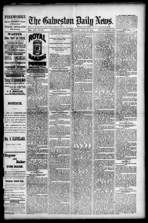 Primary view of The Galveston Daily News. (Galveston, Tex.), Vol. 45, No. 88, Ed. 1 Thursday, July 22, 1886