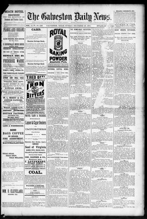 Primary view of The Galveston Daily News. (Galveston, Tex.), Vol. 44, No. 240, Ed. 1 Sunday, December 20, 1885