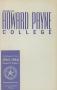 Book: Catalogue of Howard Payne College, 1964-1965
