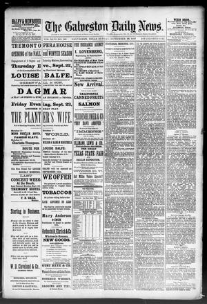 Primary view of The Galveston Daily News. (Galveston, Tex.), Vol. 46, No. 145, Ed. 1 Sunday, September 18, 1887